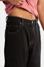 Laser Printed Washed Black Skater Jeans thumbnail 3