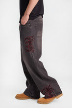 Embroidered Ultra-Baggy Jeans thumbnail 1