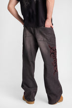 Embroidered Ultra-Baggy Jeans thumbnail 3