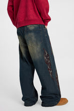 Patch Embroidered Big Baggy Jeans thumbnail 3