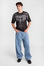 Wings Print Ultra-Baggy Jeans thumbnail 4