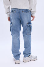 Pantalon cargo en denim thumbnail 2