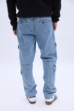 Pantalon cargo en denim thumbnail 2