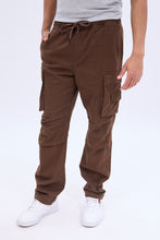 Cinched Relaxed Cargo Twill Pant thumbnail 6