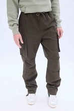 Cinched Relaxed Cargo Twill Pant thumbnail 1