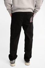 Pantalon ample cargo décontracté en sergé thumbnail 5