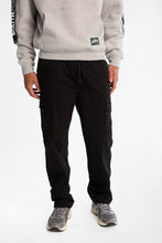 Pantalon ample cargo décontracté en sergé thumbnail 2