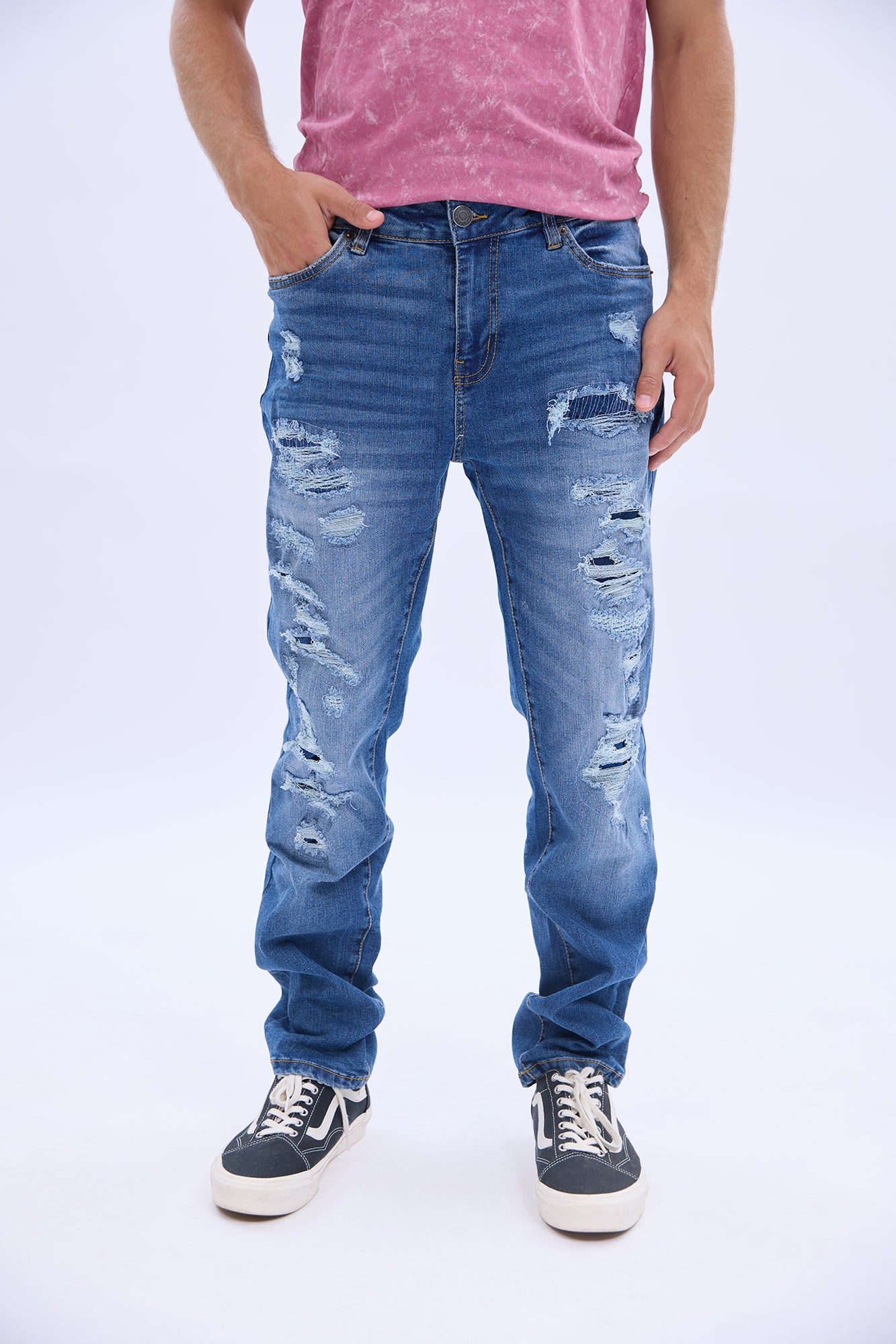 Zane Slim Rip & Repair Jean – Bluenotes