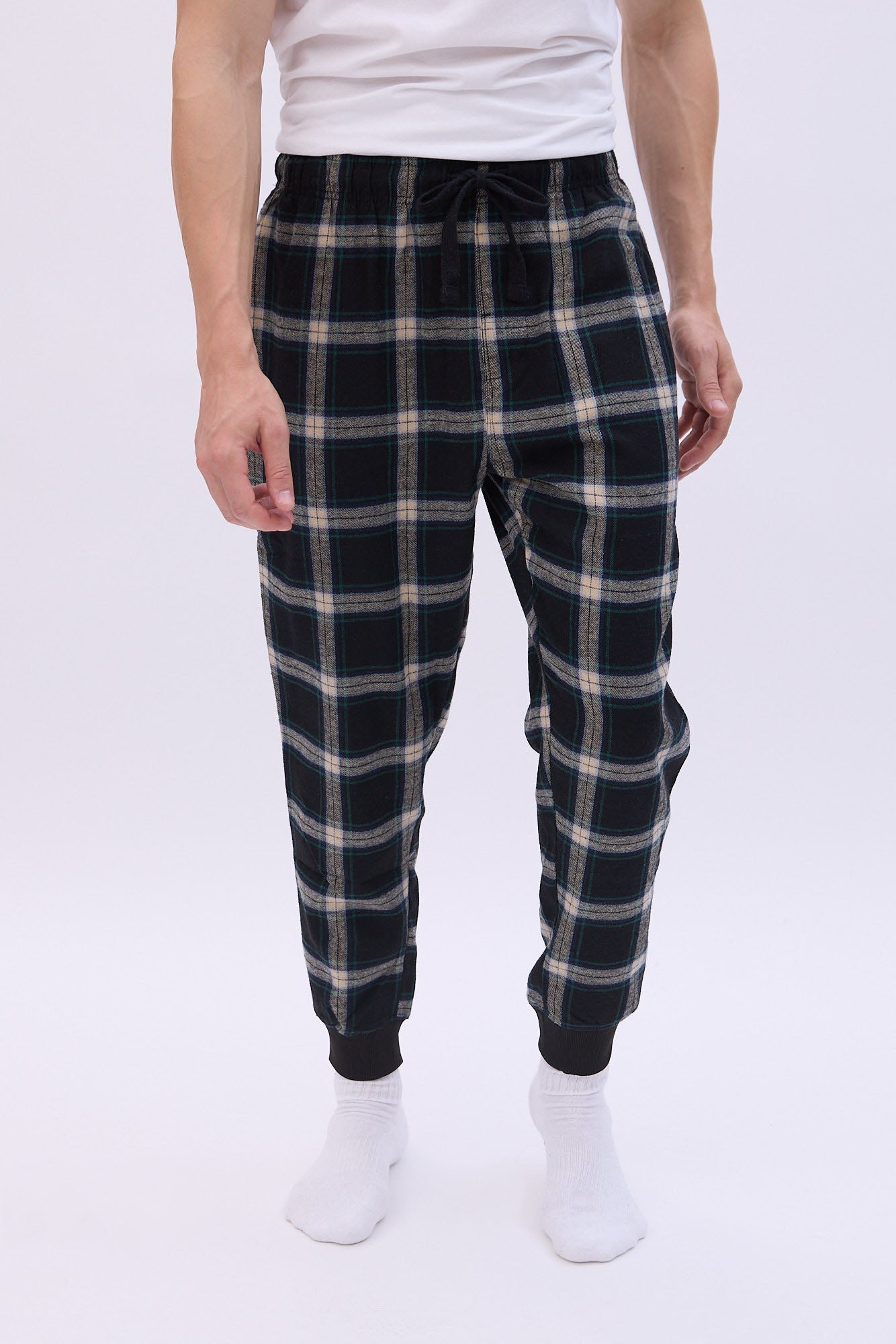 Plaid pj joggers sale