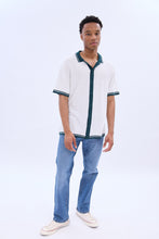 Button-Up Short Sleeve Knit Polo thumbnail 4