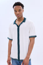 Button-Up Short Sleeve Knit Polo thumbnail 1