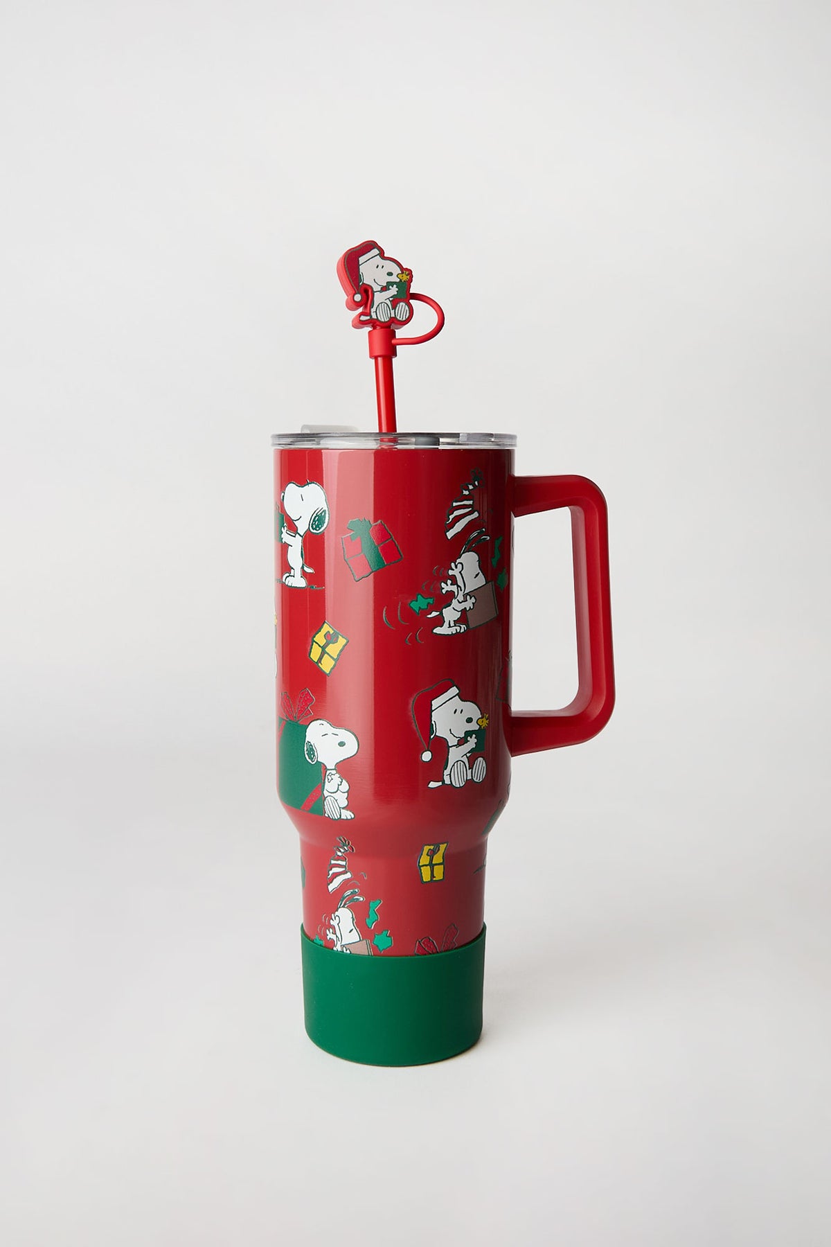 Peanuts Snoopy Holiday Tumbler With Straw & Topper 40 oz