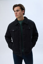 North Western Sherpa-Lined Denim Jacket thumbnail 1