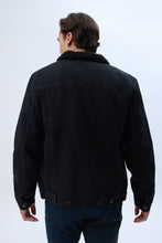 North Western Sherpa-Lined Denim Jacket thumbnail 3