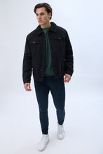 Blouson en denim North Western double? en sherpa thumbnail 4