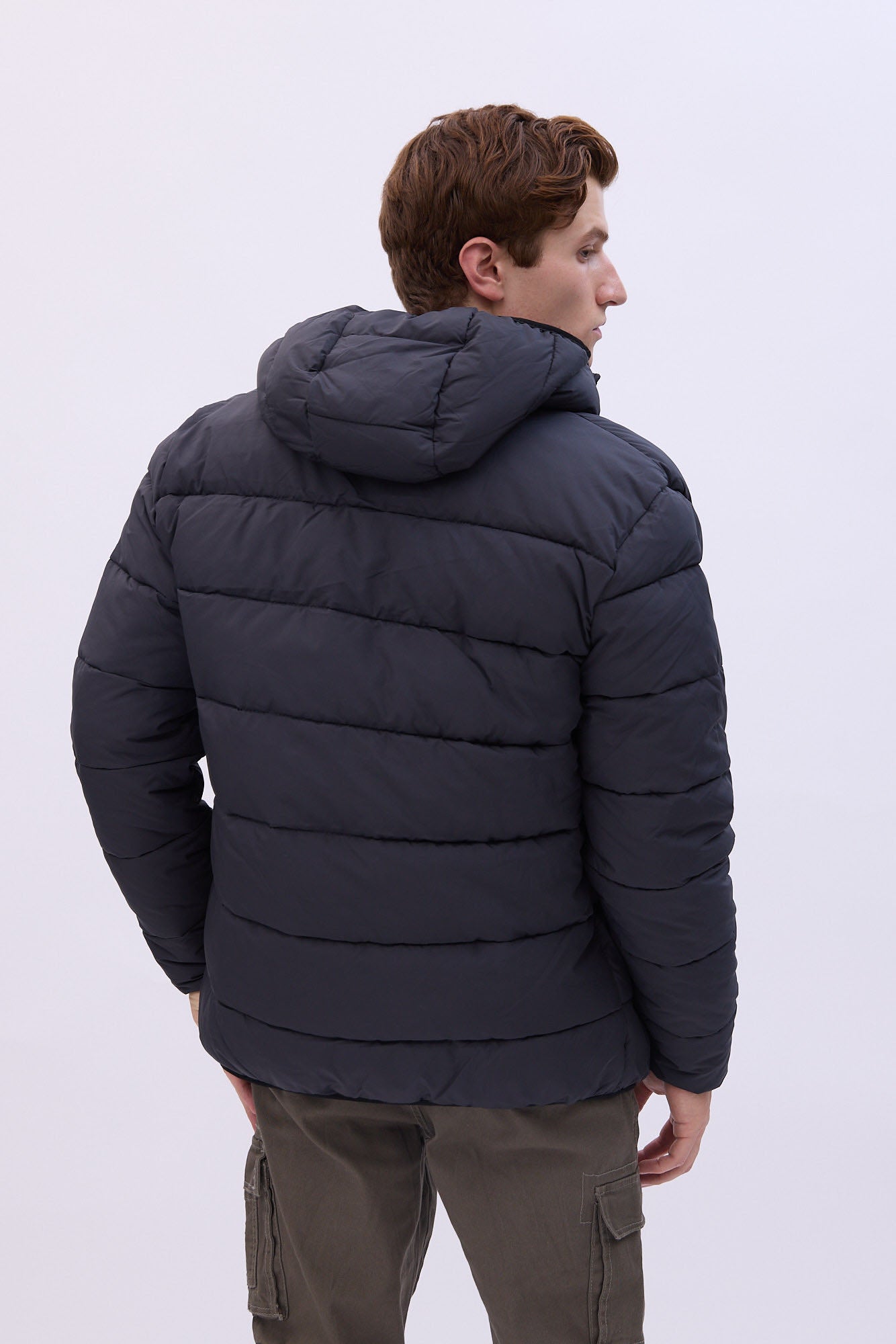 North Western Zip-Up Puffer Jacket