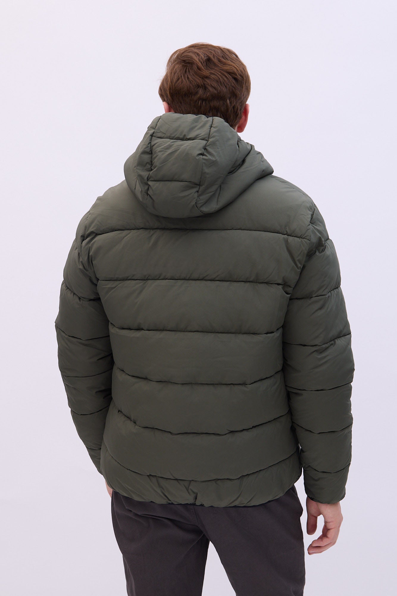 North Western Zip-Up Puffer Jacket