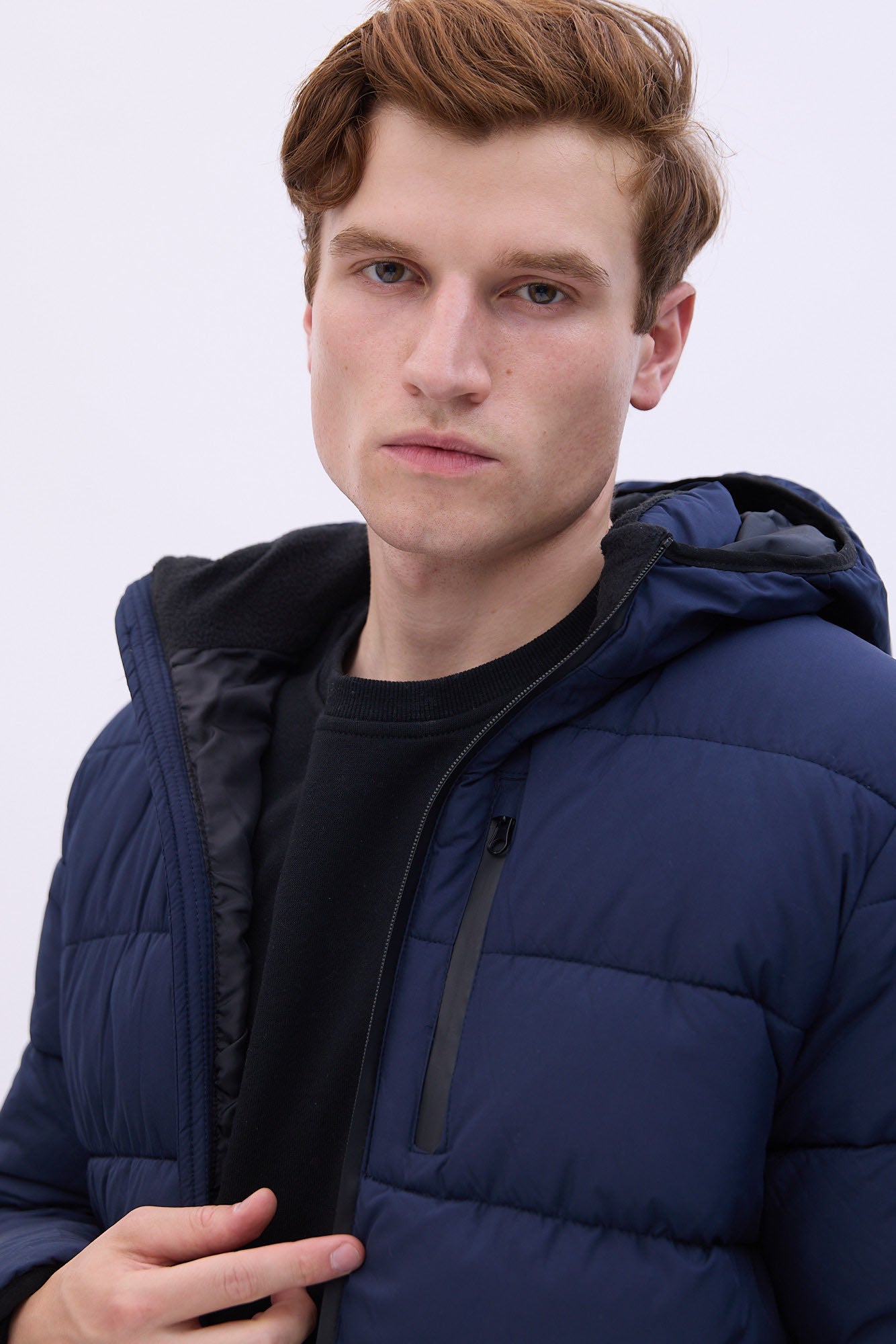 North Western Zip-Up Puffer Jacket