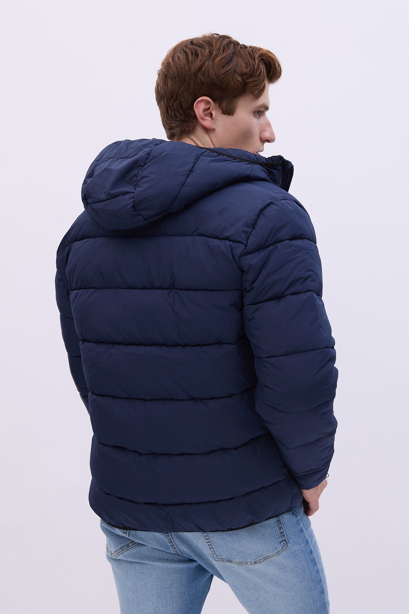 North Western Zip-Up Puffer Jacket