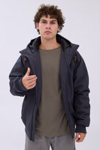 North Western Raglan Bomber Hooded Jacket thumbnail 6