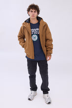 North Western Raglan Bomber Hooded Jacket thumbnail 13