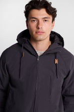 North Western Hooded Raglan Bomber Jacket thumbnail 7