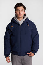 North Western Hooded Raglan Bomber Jacket thumbnail 17