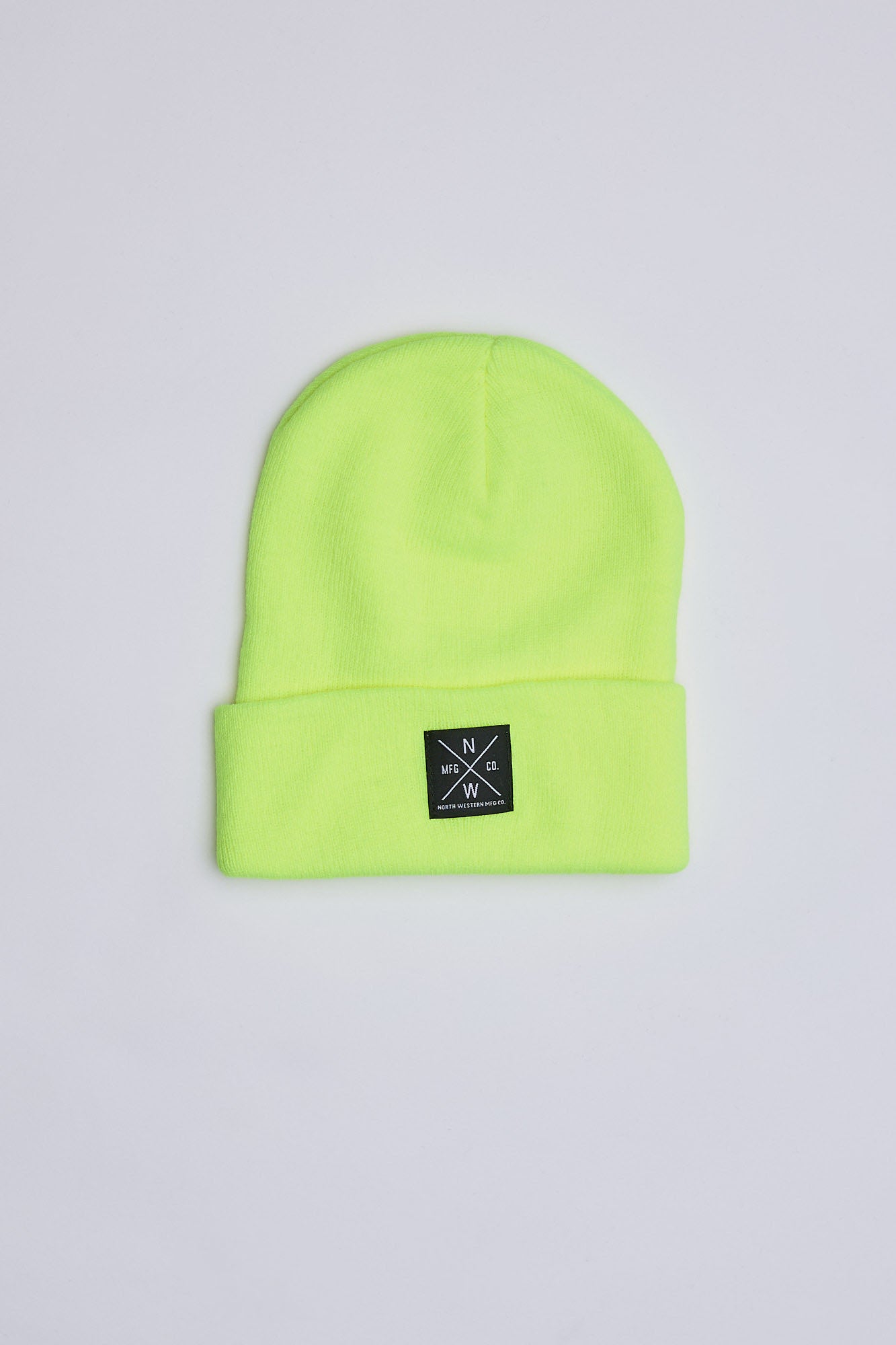 North Western Logo Patch Roll Cuff Beanie