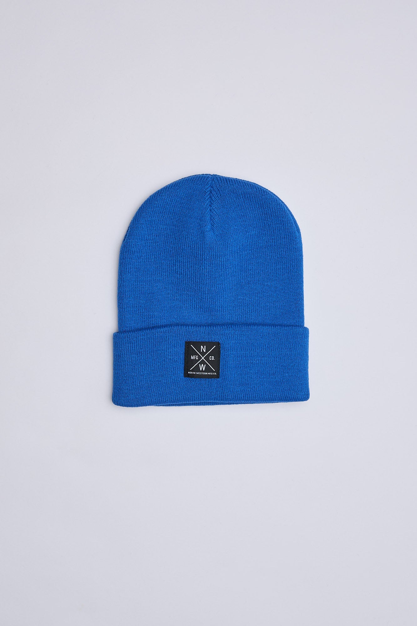 North Western Logo Patch Roll Cuff Beanie