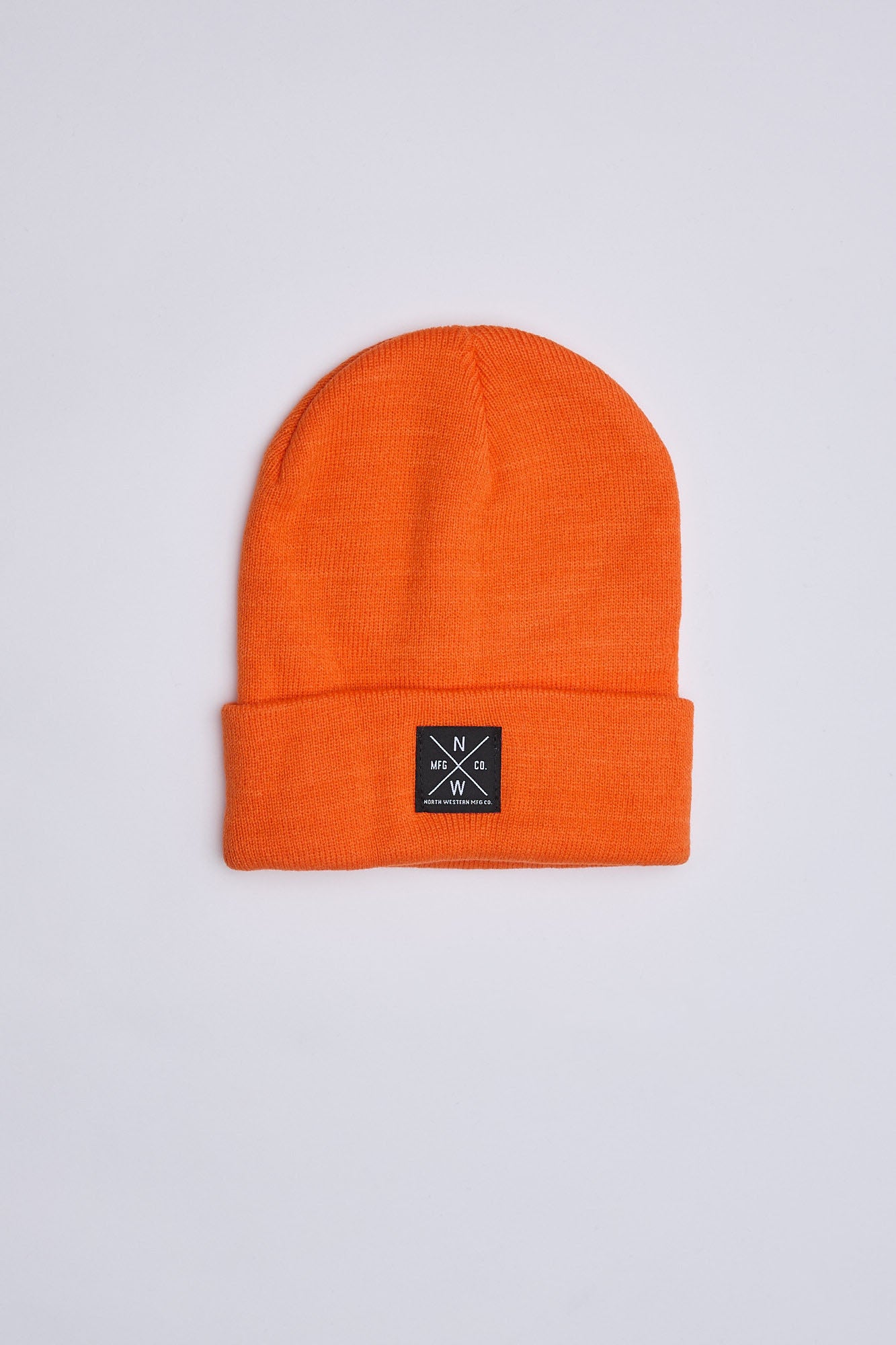 North Western Logo Patch Roll Cuff Beanie