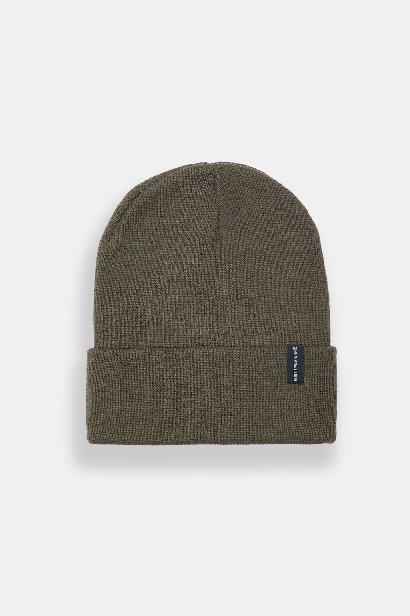 North Western Rolled Cuffed Beanie