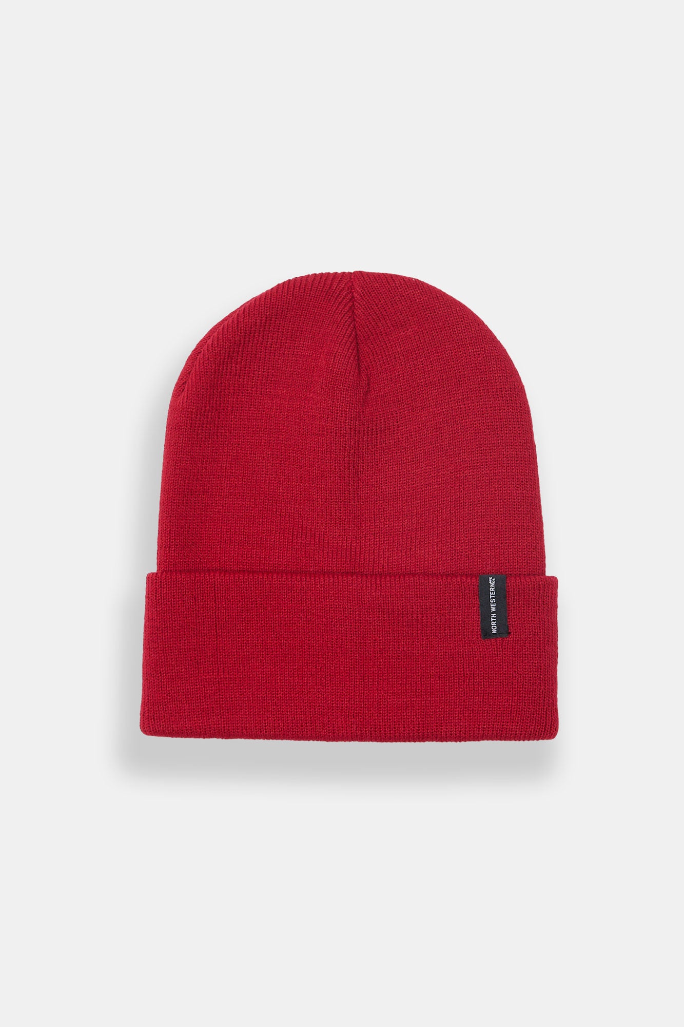 North Western Rolled Cuffed Beanie