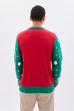 Merry Christmas Ya Filthy Animal Graphic Crew Neck Sweater thumbnail 3