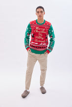 Merry Christmas Ya Filthy Animal Graphic Crew Neck Sweater thumbnail 4