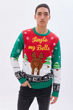 Jingle My Bells Graphic Christmas Crew Neck Pullover Sweater thumbnail 1