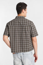 7-Ball Embroidered Plaid Boxy Short Sleeve Shirt thumbnail 3