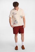 Floral Embroidered Short Sleeve Button-Up Shirt thumbnail 4