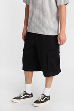 North Western Baggy Oversized Cargo Fleece Shorts thumbnail 6