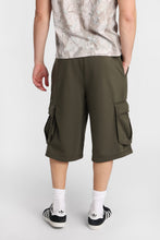 North Western Baggy Oversized Cargo Fleece Shorts thumbnail 13
