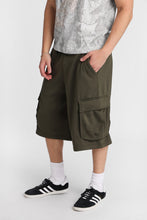 North Western Baggy Oversized Cargo Fleece Shorts thumbnail 15