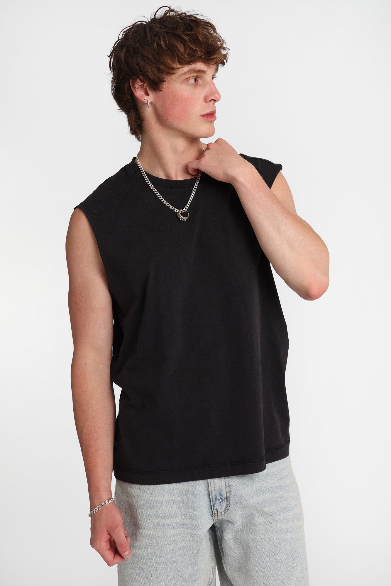 Premium Crew Neck Oversized Tank Top
