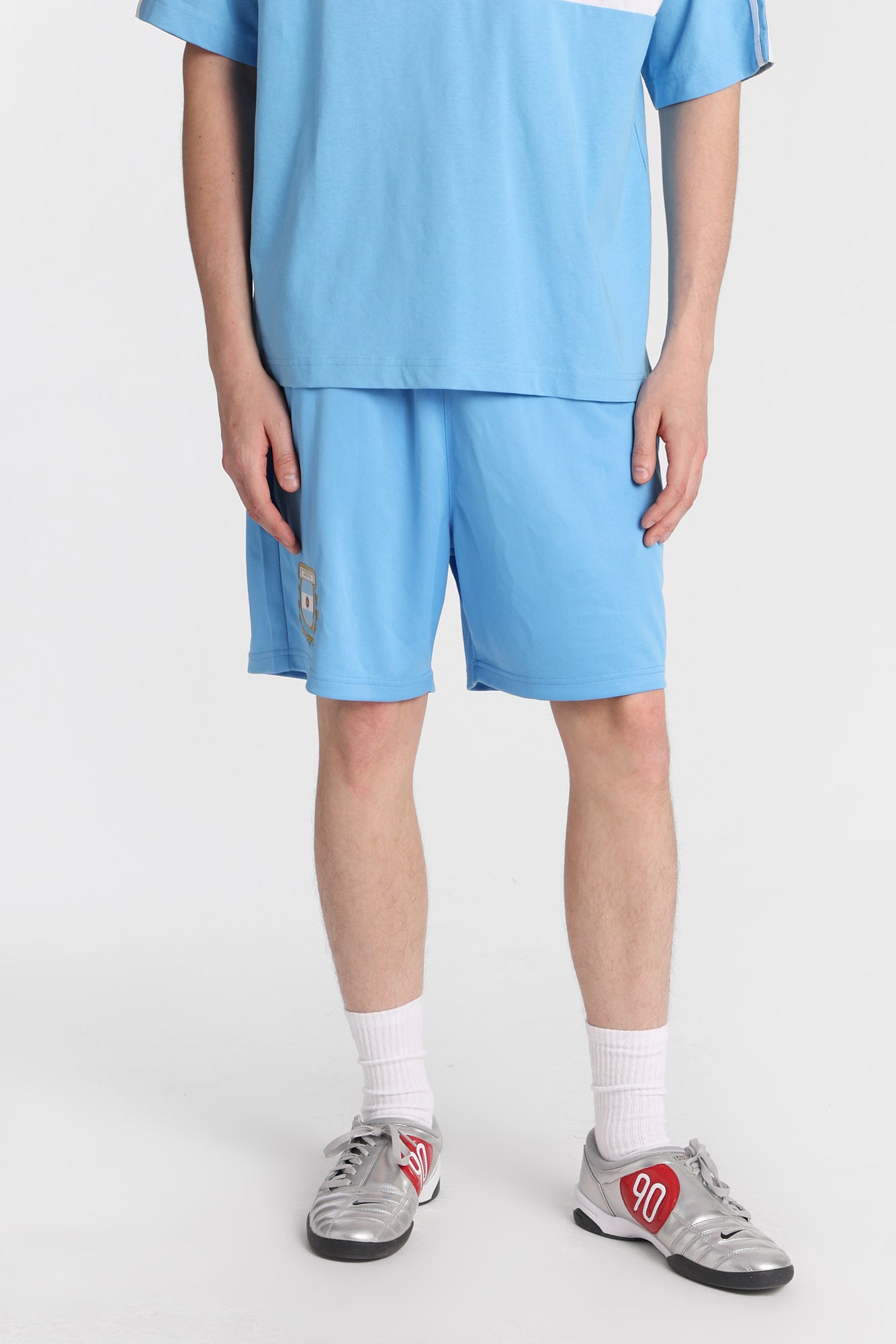 Argentina Graphic Mesh Soccer Shorts