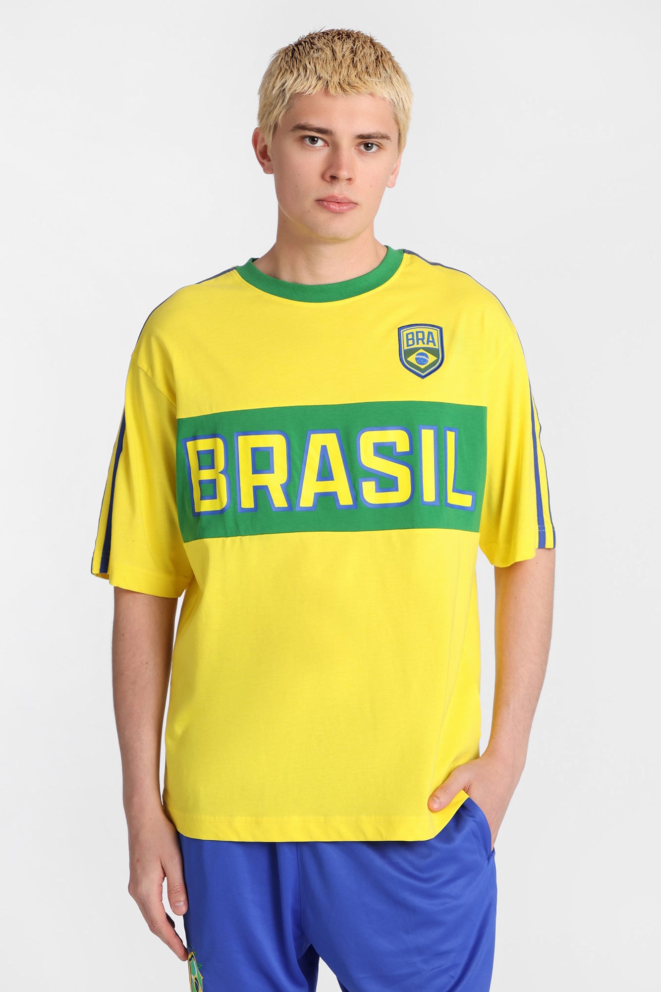 Brasil 10 Graphic Oversized Jersey Tee