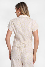 Poplin Cotton Short Sleeve Tie-Back Button-Up Shirt thumbnail 11