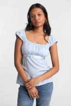 Babydoll Satin-Tie Top thumbnail 1