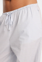 Pantalon en coton popeline à jambe large à cordon thumbnail 6