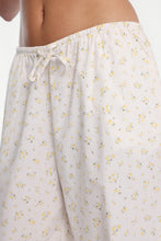 Pantalon en coton popeline à jambe large à cordon thumbnail 10