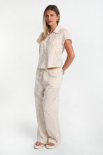 Pantalon en coton popeline à jambe large à cordon thumbnail 12