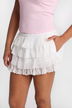 Chiffon & Lace Mini Skirt thumbnail 7