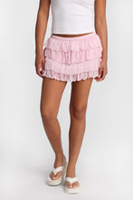 Chiffon & Lace Mini Skirt thumbnail 1